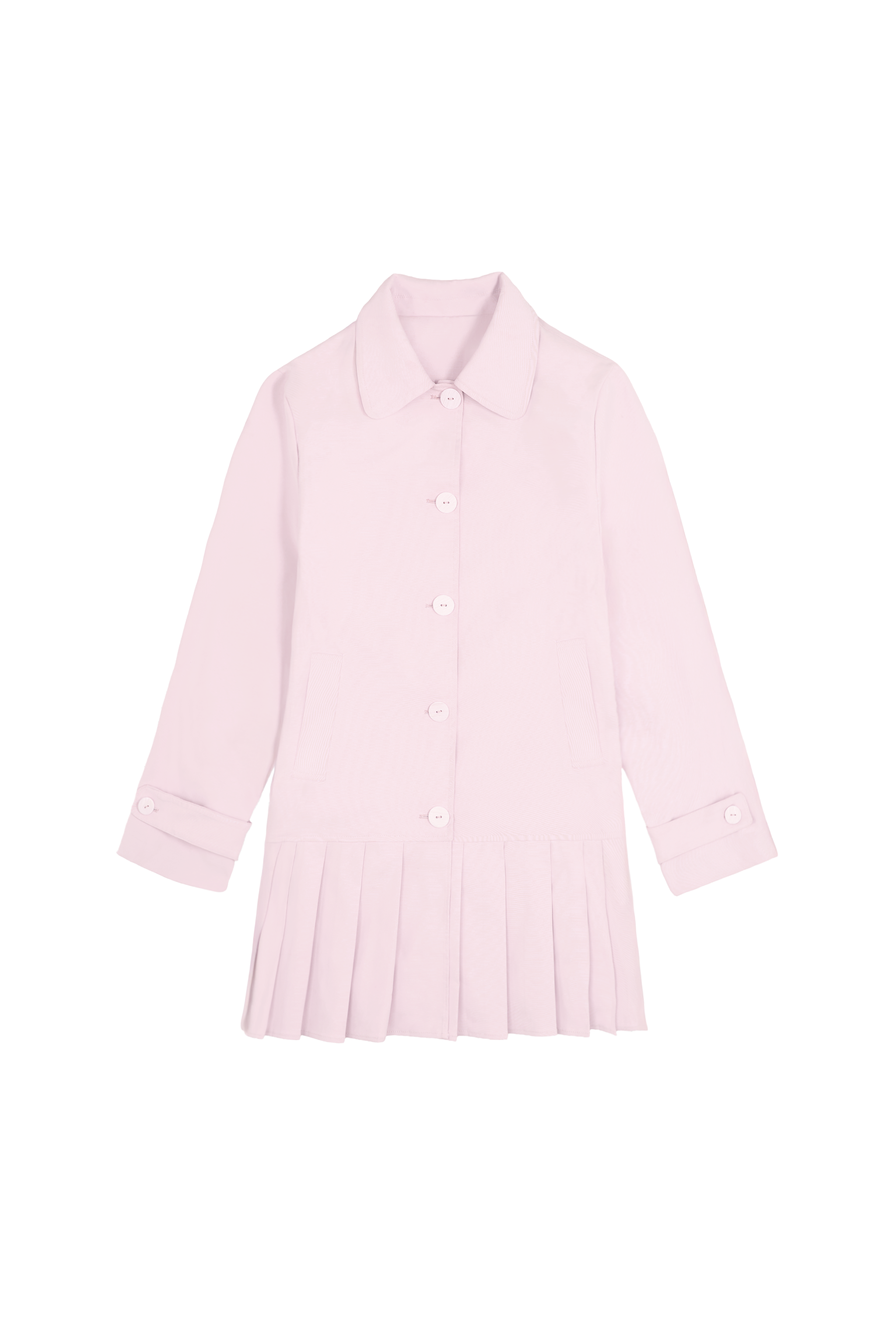 Patter Trench Coat in Pink